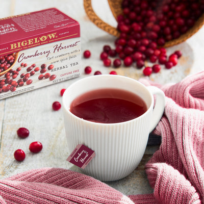 Cup of Cranberry Harvest Herbal Tea