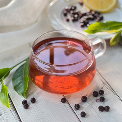 Cup of Green Tea with Elderberry plus Vitamin C